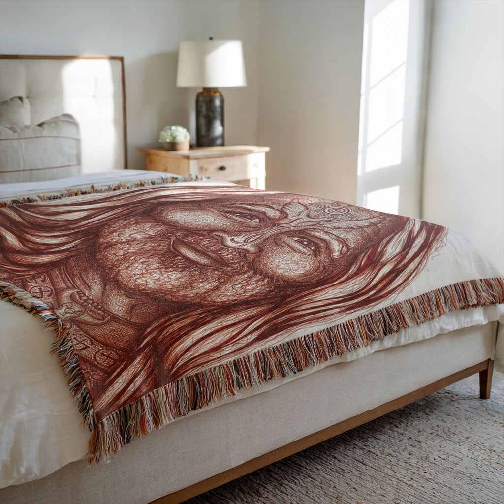 the-wisdom-keeper-of-adventure-brown-white-woven-blanket – Wisdom Keepers