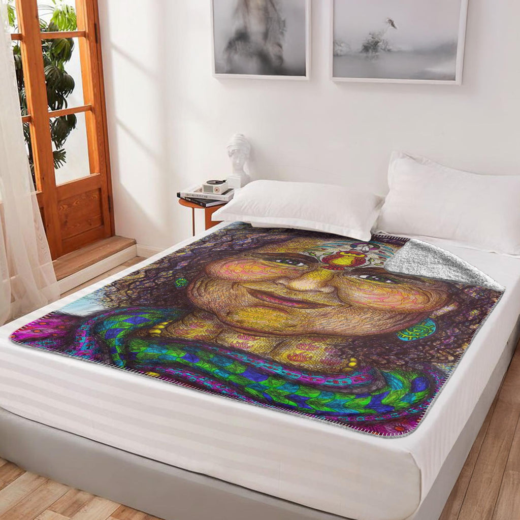 the-wisdom-keeper-of-resourcefulness-wisdom-full-color-fleece-sherpa-blanket – Wisdom Keepers