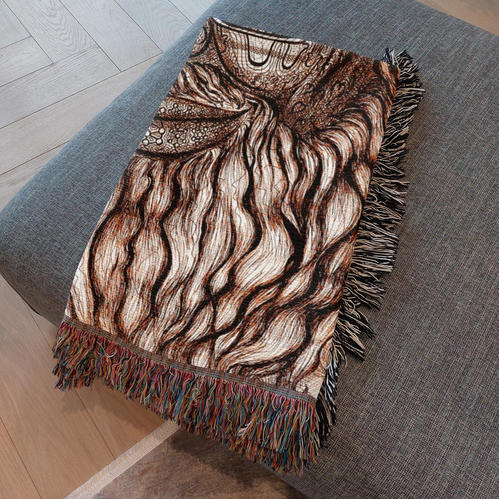 the-wisdom-keeper-of-omniscience-brown-white-woven-blanket – Wisdom Keepers