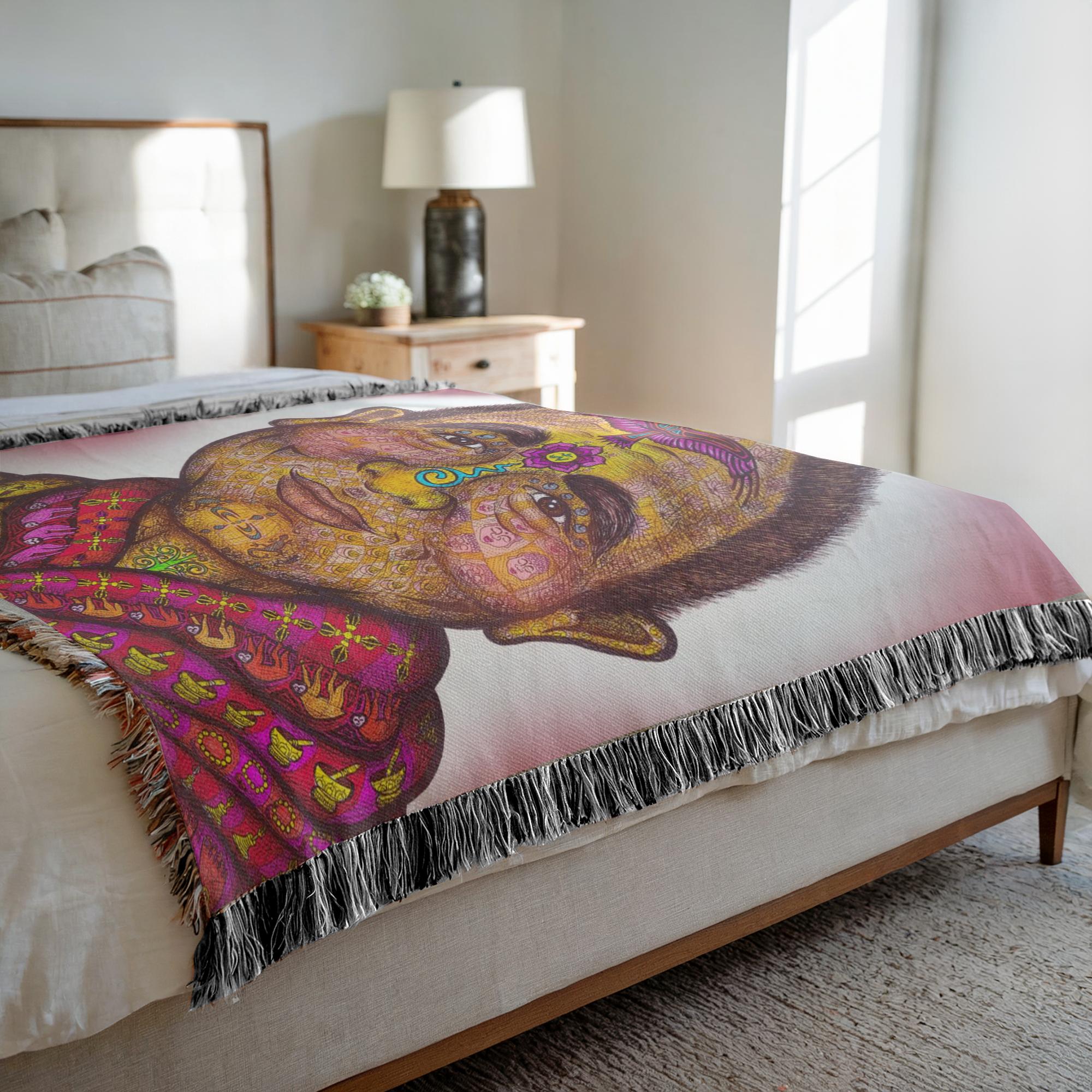the-wisdom-keeper-of-mindfulness-full-color-woven-blanket – Wisdom Keepers