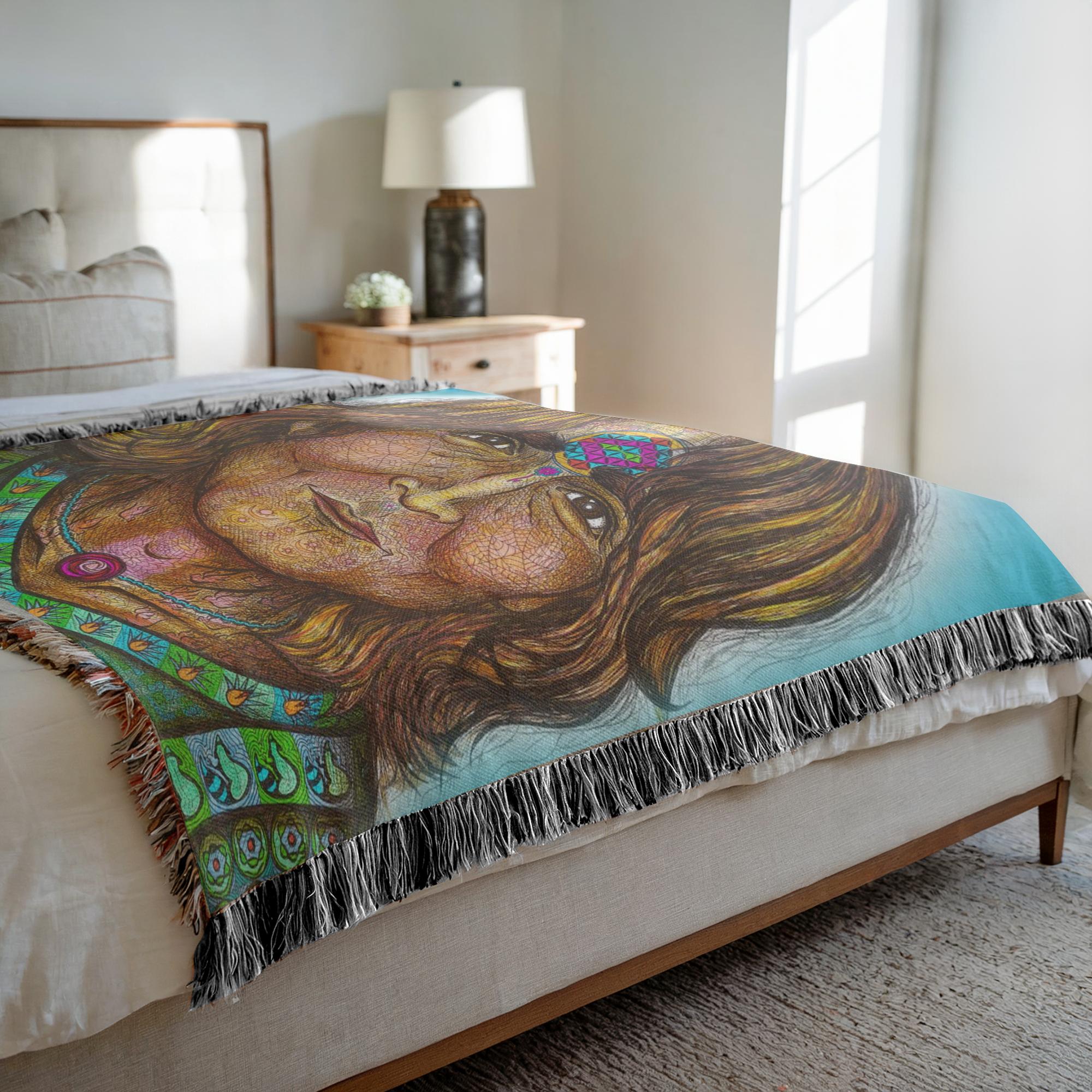 the-wisdom-keeper-of-equilibrium-harmony-full-color-woven-blanket – Wisdom Keepers