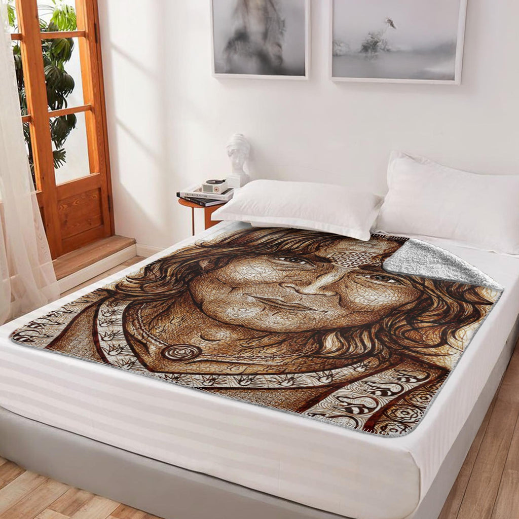 the-wisdom-keeper-of-equilibrium-harmony-brown-white-fleece-sherpa-blanket – Wisdom Keepers