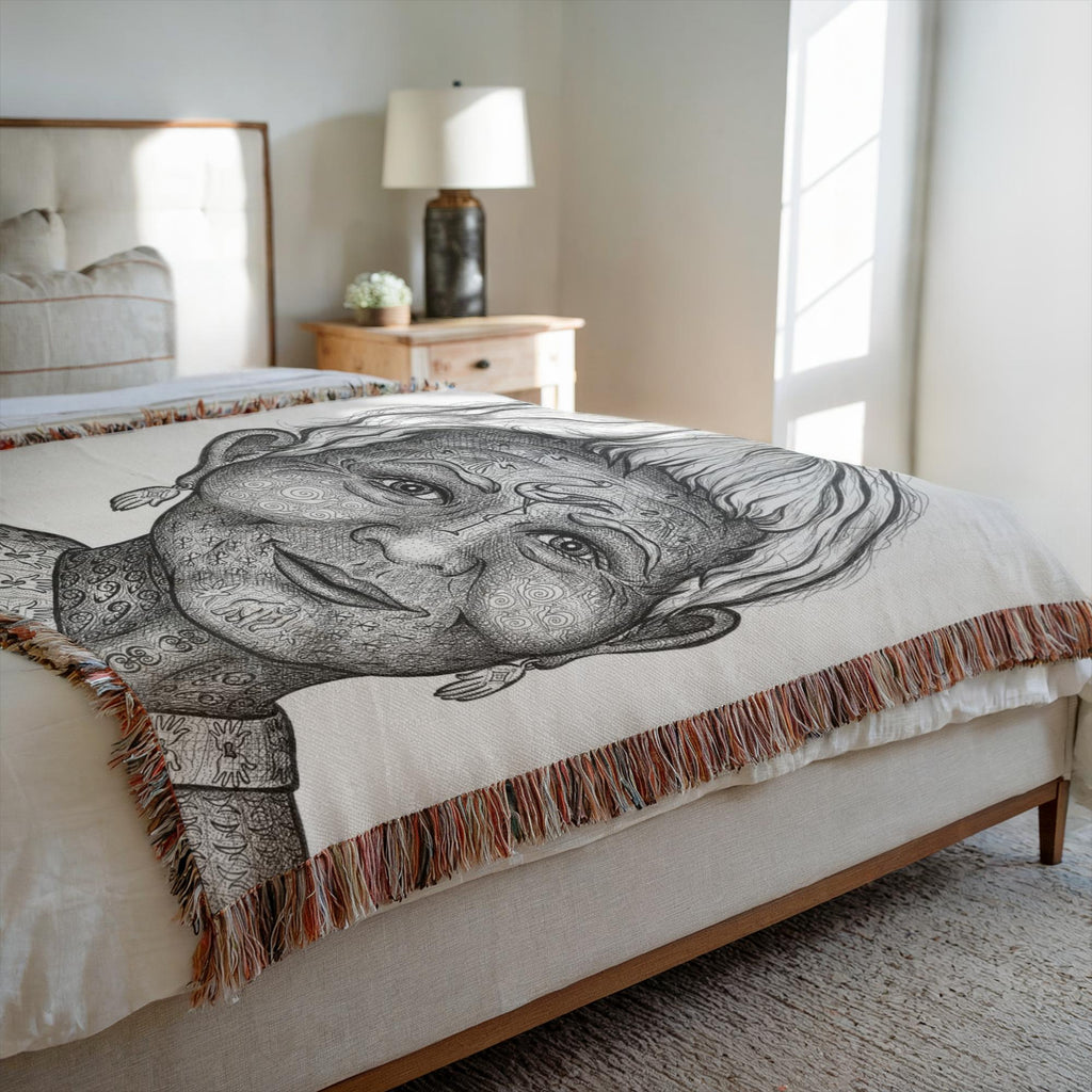 the-wisdom-keeper-of-intimacy-black-white-woven-blanket – Wisdom Keepers
