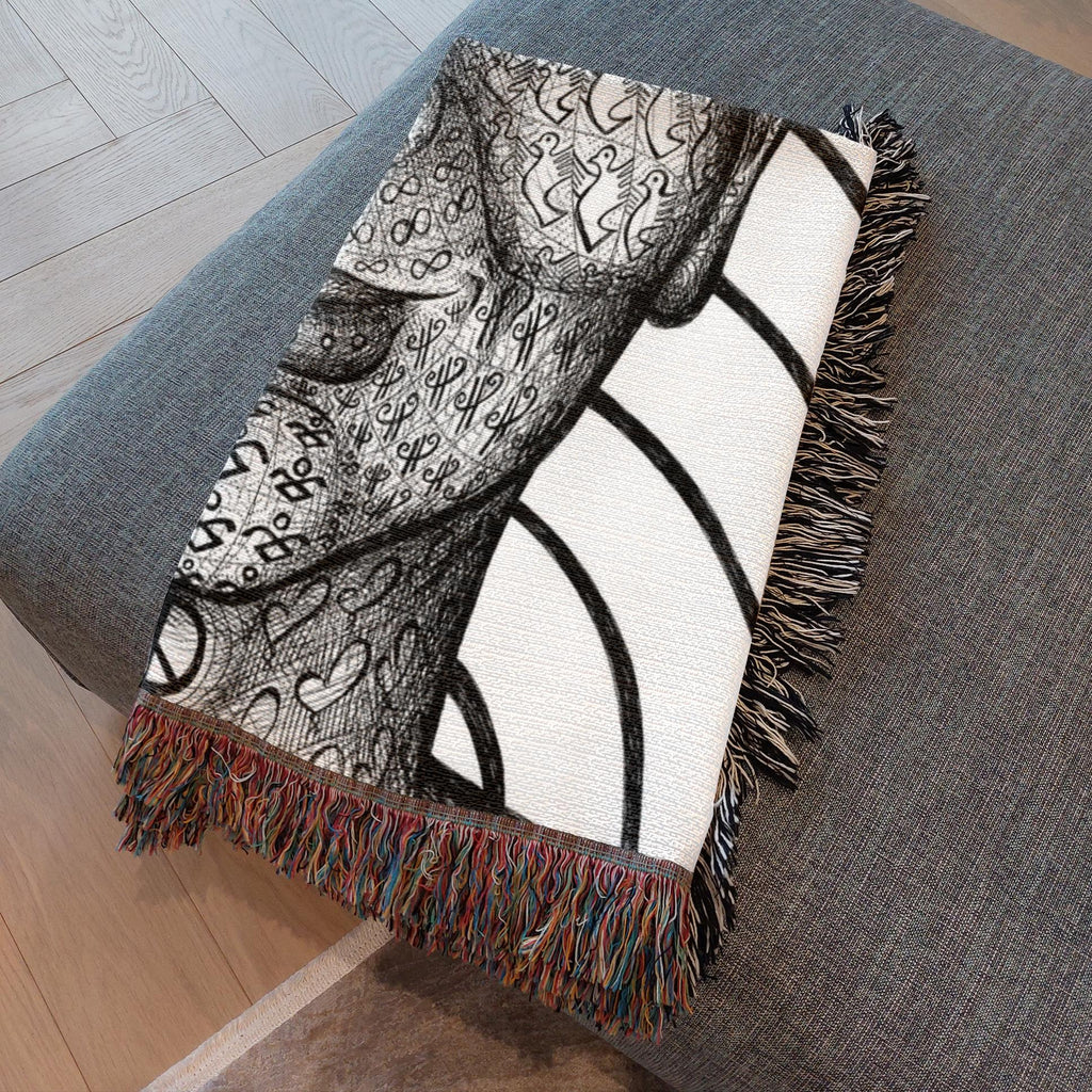 the-wisdom-keeper-of-equality-tenderness-black-white-woven-blanket – Wisdom Keepers